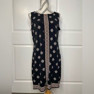 WHBM Medium Black Geometric Dress